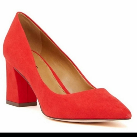 14th Union Block heel Red Suede shoes - Picture 6 of 8